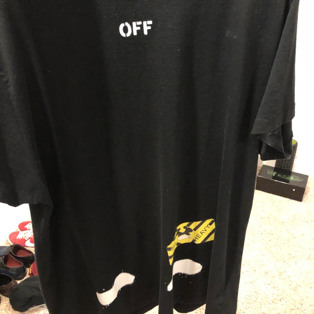 Off White Spray Paint T shirt